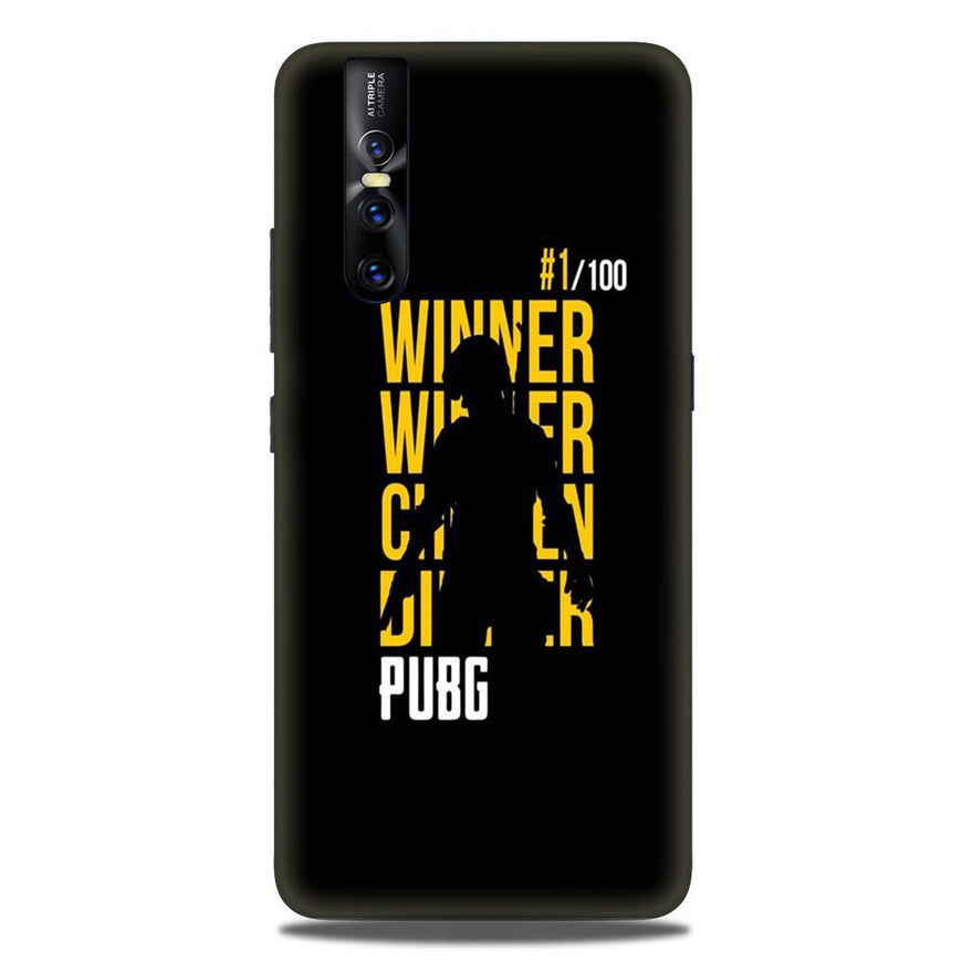 Pubg Winner Winner Case for Vivo V15 Pro  (Design - 177)