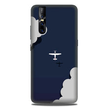 Clouds Plane Case for Vivo V15 Pro (Design - 196)