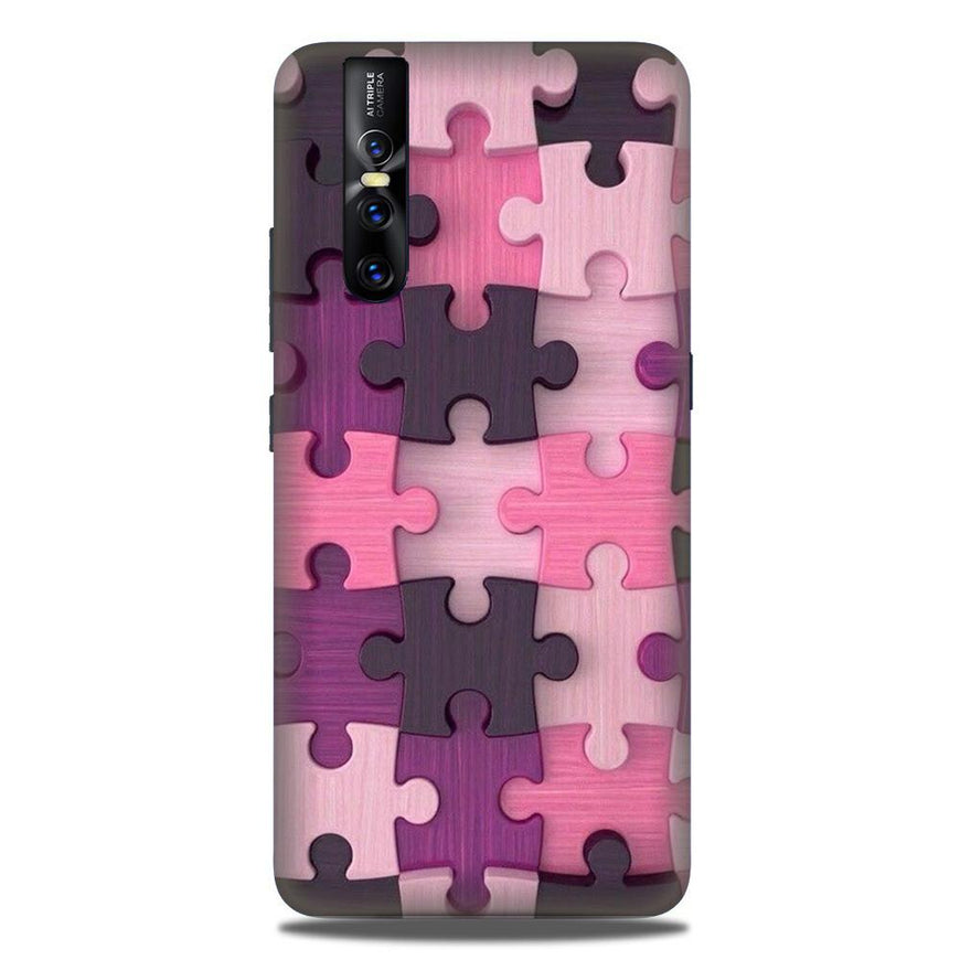Puzzle Case for Vivo V15 Pro (Design - 199)