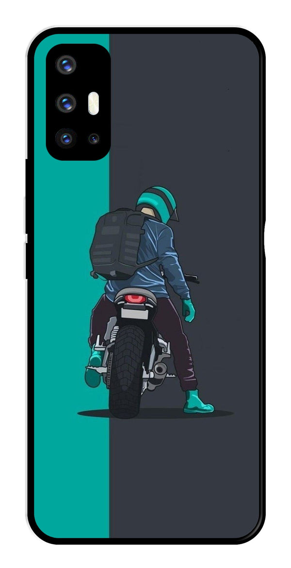 Bike Lover Metal Mobile Case for Vivo V17   (Design No -05)