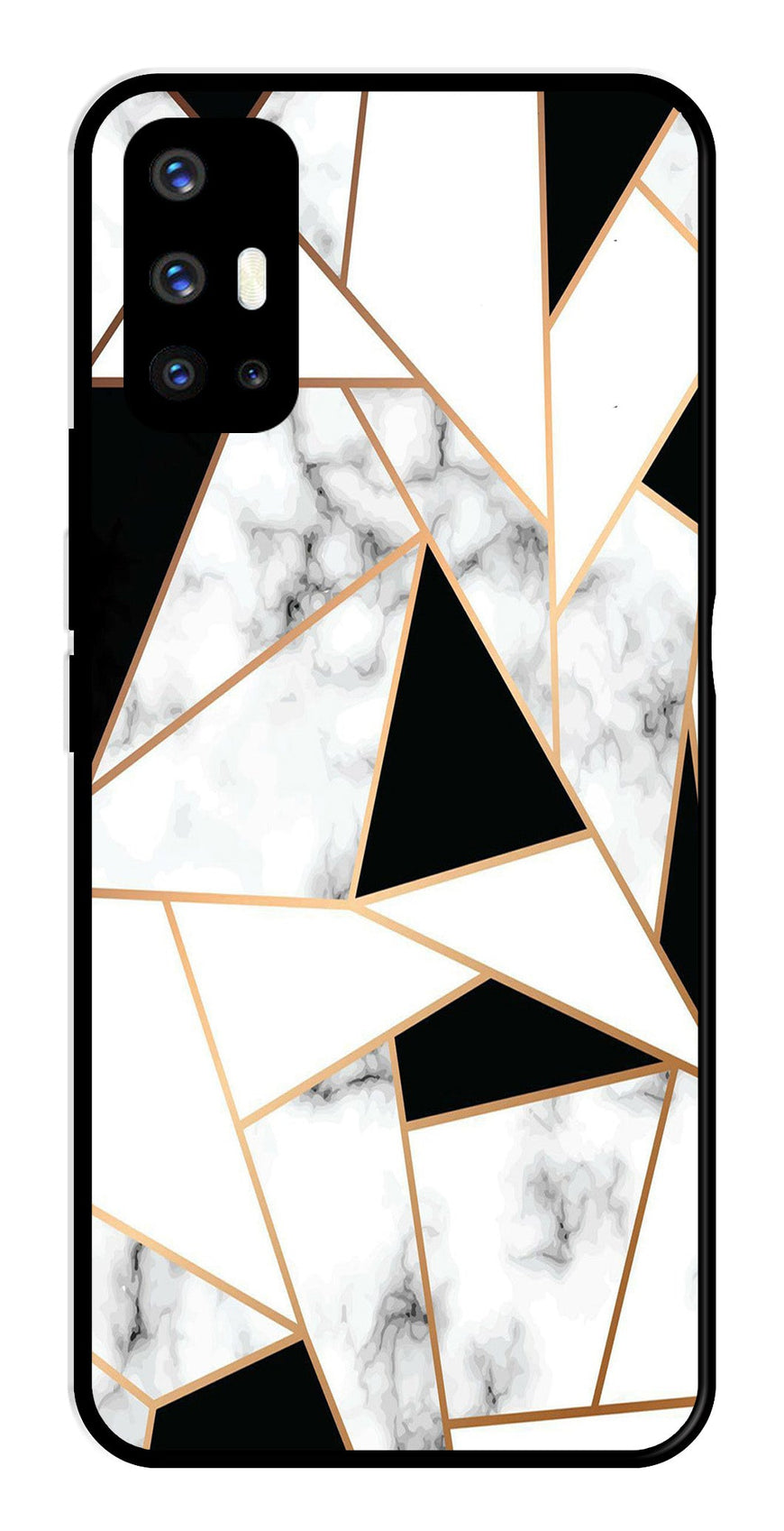 Marble Design2 Metal Mobile Case for Vivo V17   (Design No -08)