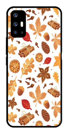 Autumn Leaf Metal Mobile Case for Vivo V17