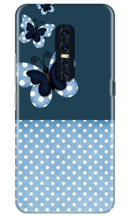 White dots Butterfly Case for Vivo V17 Pro
