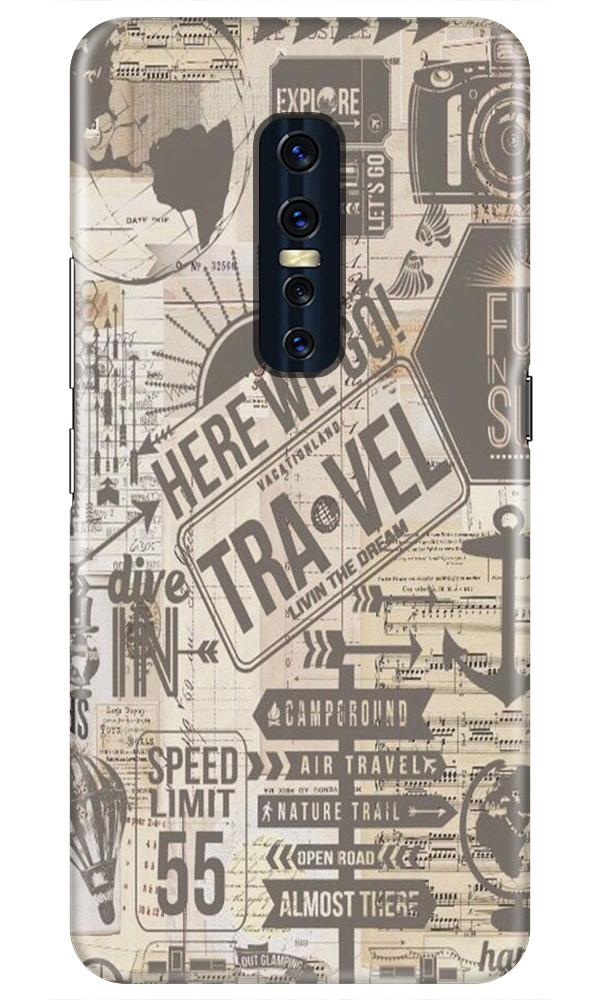 Travel Case for Vivo V17 Pro  (Design - 104)