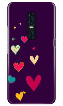 Purple Background Case for Vivo V17 Pro  (Design - 107)