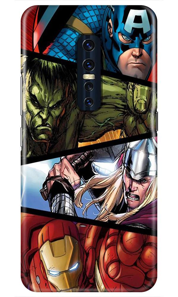 Avengers Superhero Case for Vivo V17 Pro  (Design - 124)