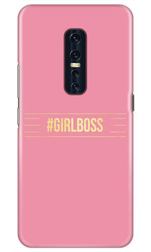 Girl Boss Pink Case for Vivo V17 Pro (Design No. 263)