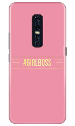 Girl Boss Pink Case for Vivo V17 Pro (Design No. 263)