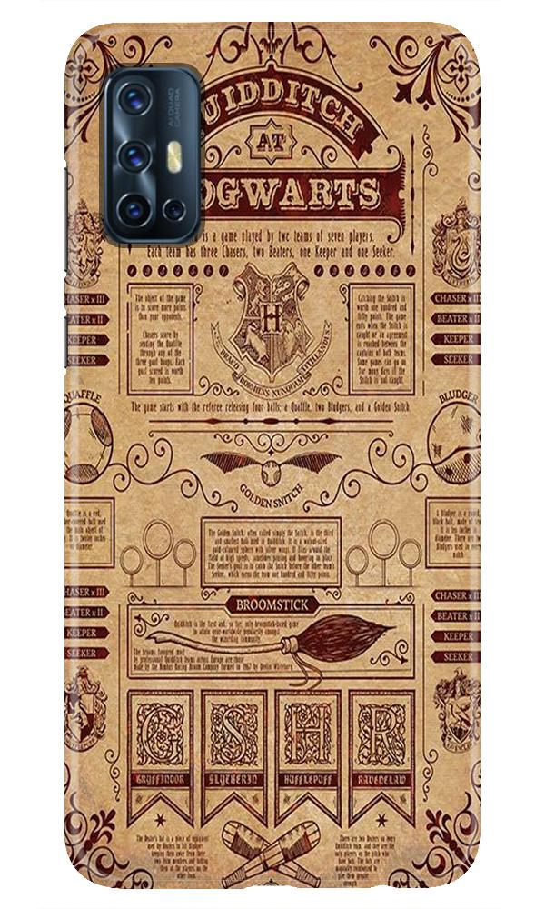 Hogwarts Mobile Back Case for Vivo V17 (Design - 304)
