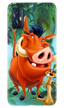 Timon and Pumbaa Mobile Back Case for Vivo V17   (Design - 305)