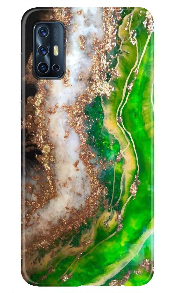 Marble Texture Mobile Back Case for Vivo V17   (Design - 307)