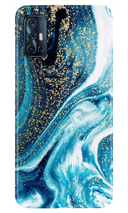 Marble Texture Mobile Back Case for Vivo V17 (Design - 308)