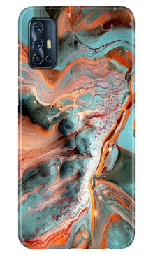 Marble Texture Mobile Back Case for Vivo V17   (Design - 309)