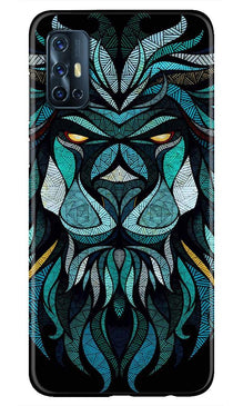 Lion Mobile Back Case for Vivo V17   (Design - 314)