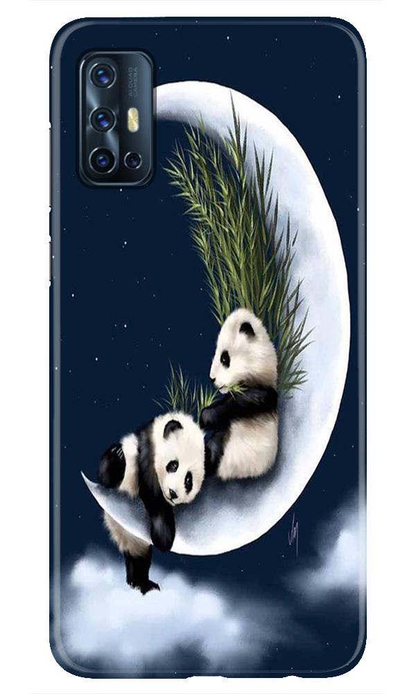 Panda Moon Mobile Back Case for Vivo V17 (Design - 318)