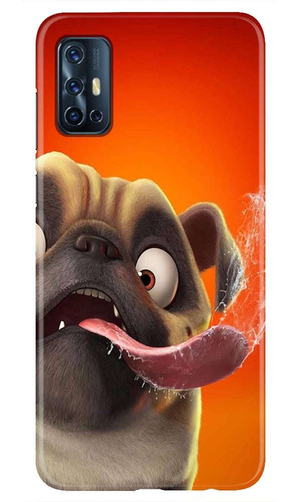 Dog Mobile Back Case for Vivo V17   (Design - 343)