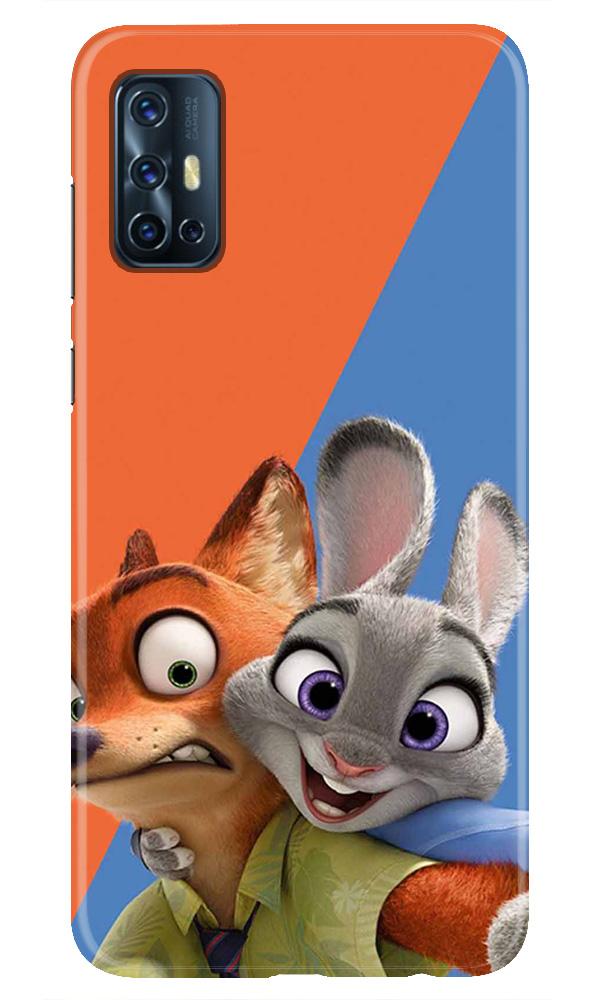 Cartoon Mobile Back Case for Vivo V17   (Design - 346)