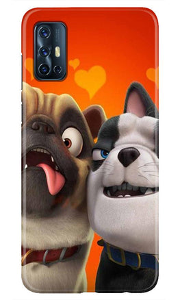 Dog Puppy Mobile Back Case for Vivo V17 (Design - 350)