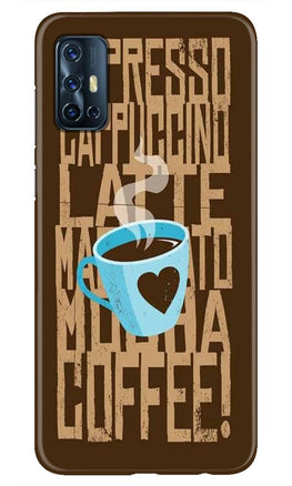 Love Coffee Mobile Back Case for Vivo V17 (Design - 351)