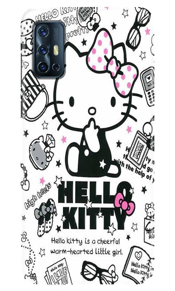 Hello Kitty Mobile Back Case for Vivo V17 (Design - 361)