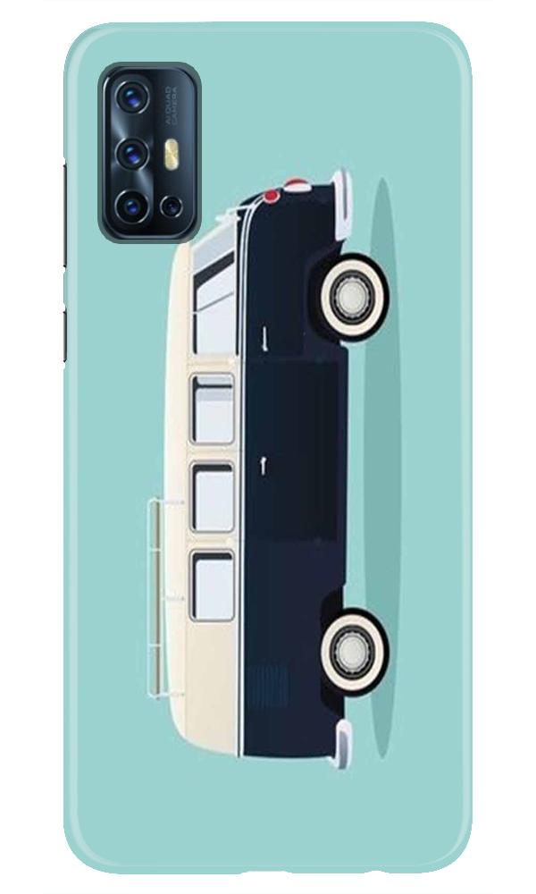 Travel Bus Mobile Back Case for Vivo V17   (Design - 379)