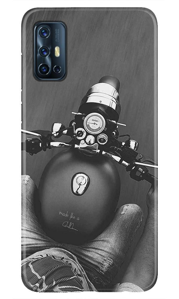Royal Enfield Mobile Back Case for Vivo V17   (Design - 382)