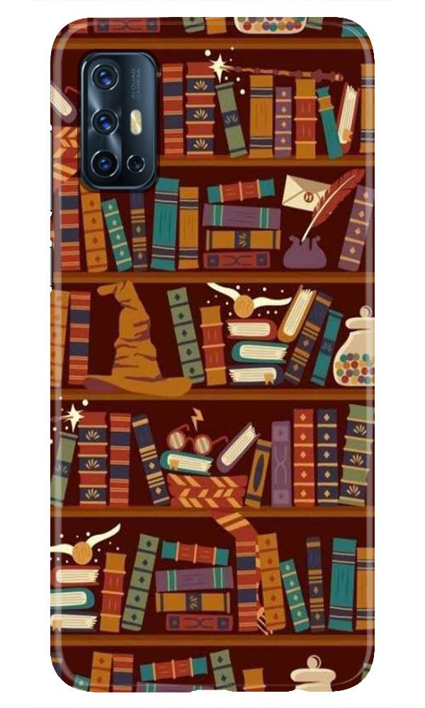 Book Shelf Mobile Back Case for Vivo V17   (Design - 390)