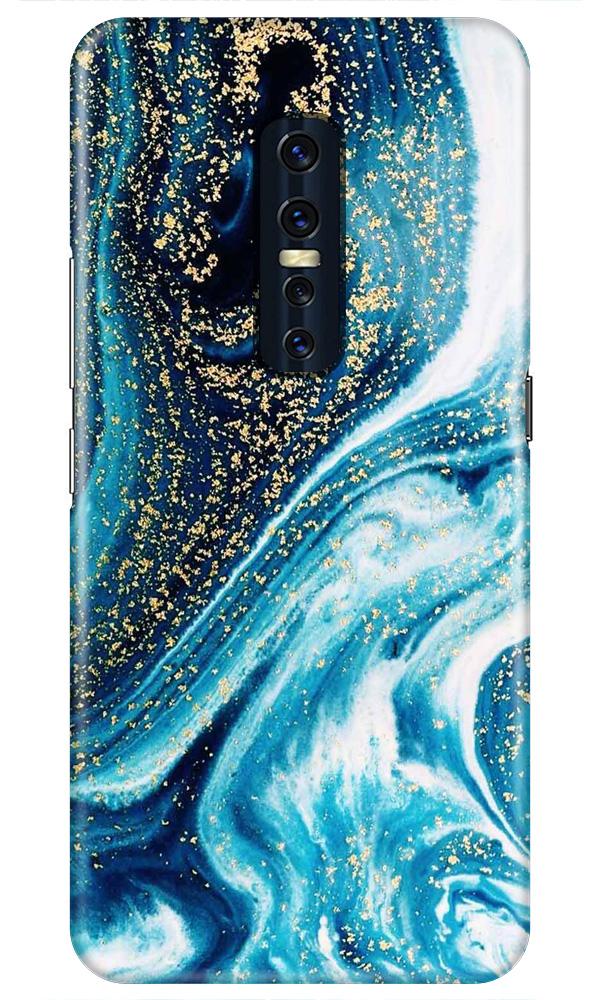 Marble Texture Mobile Back Case for Vivo V17 Pro   (Design - 308)