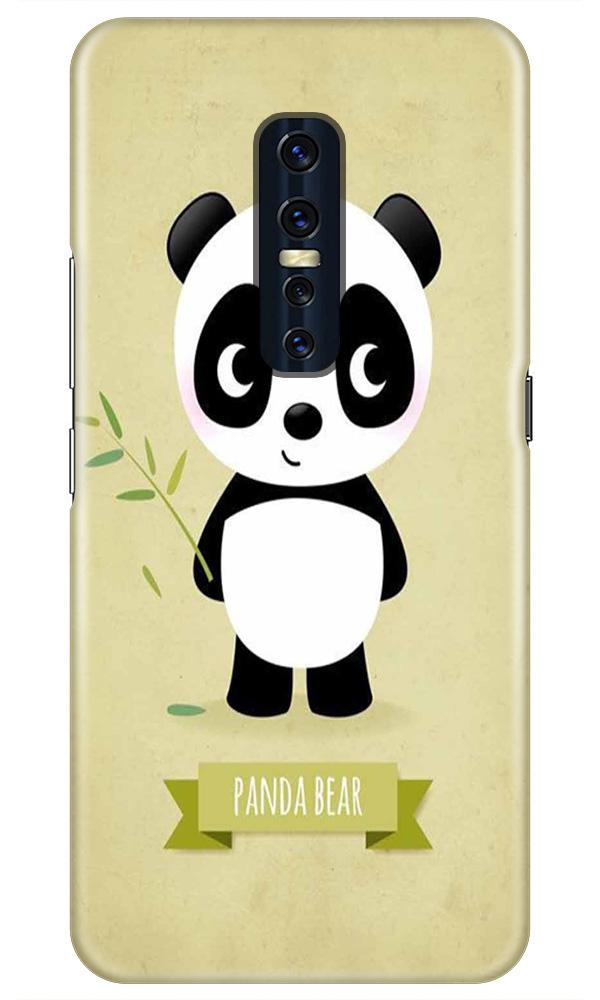 Panda Bear Mobile Back Case for Vivo V17 Pro   (Design - 317)