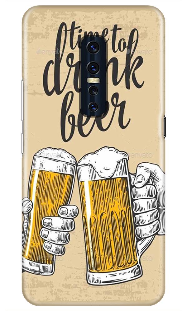 Drink Beer Mobile Back Case for Vivo V17 Pro   (Design - 328)
