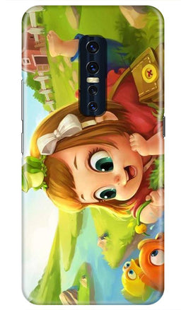 Baby Girl Mobile Back Case for Vivo V17 Pro (Design - 339)