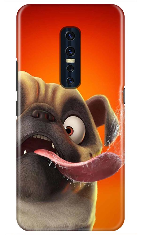 Dog Mobile Back Case for Vivo V17 Pro   (Design - 343)