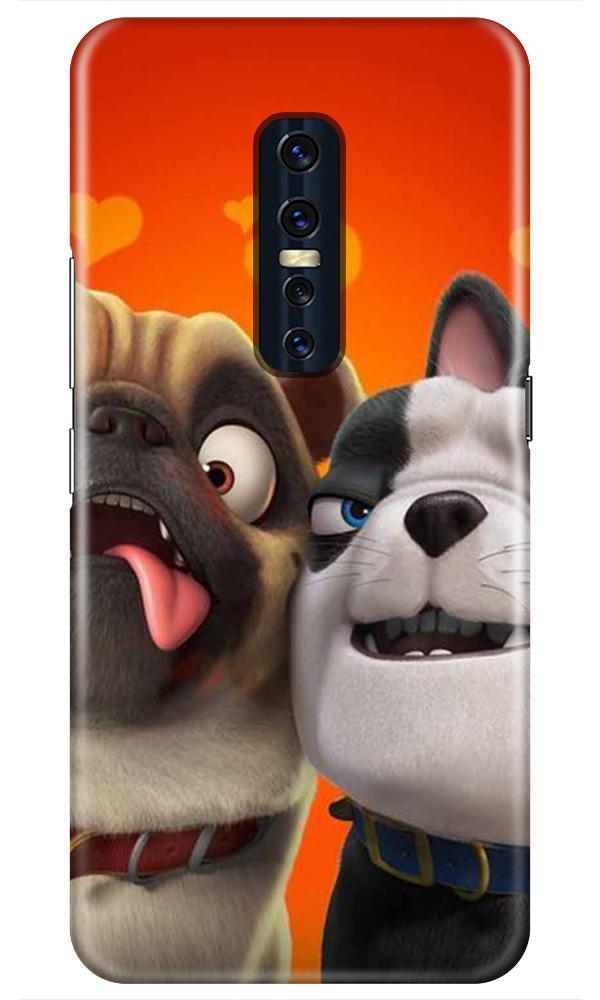 Dog Puppy Mobile Back Case for Vivo V17 Pro   (Design - 350)