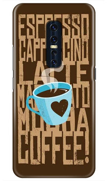 Love Coffee Mobile Back Case for Vivo V17 Pro   (Design - 351)