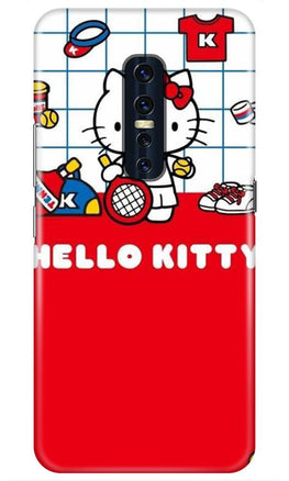 Hello Kitty Mobile Back Case for Vivo V17 Pro (Design - 363)