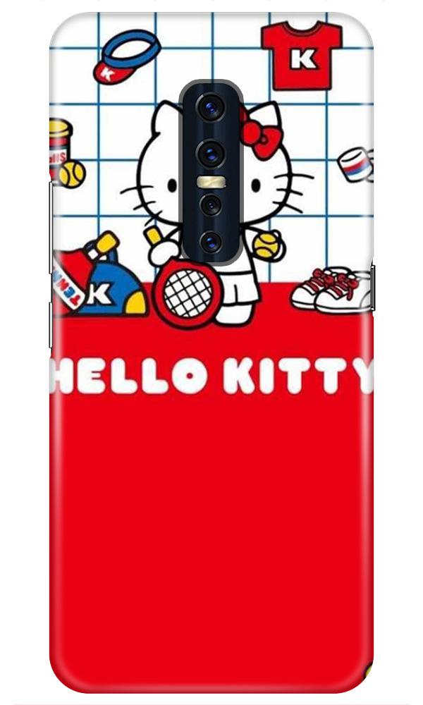 Hello Kitty Mobile Back Case for Vivo V17 Pro   (Design - 363)