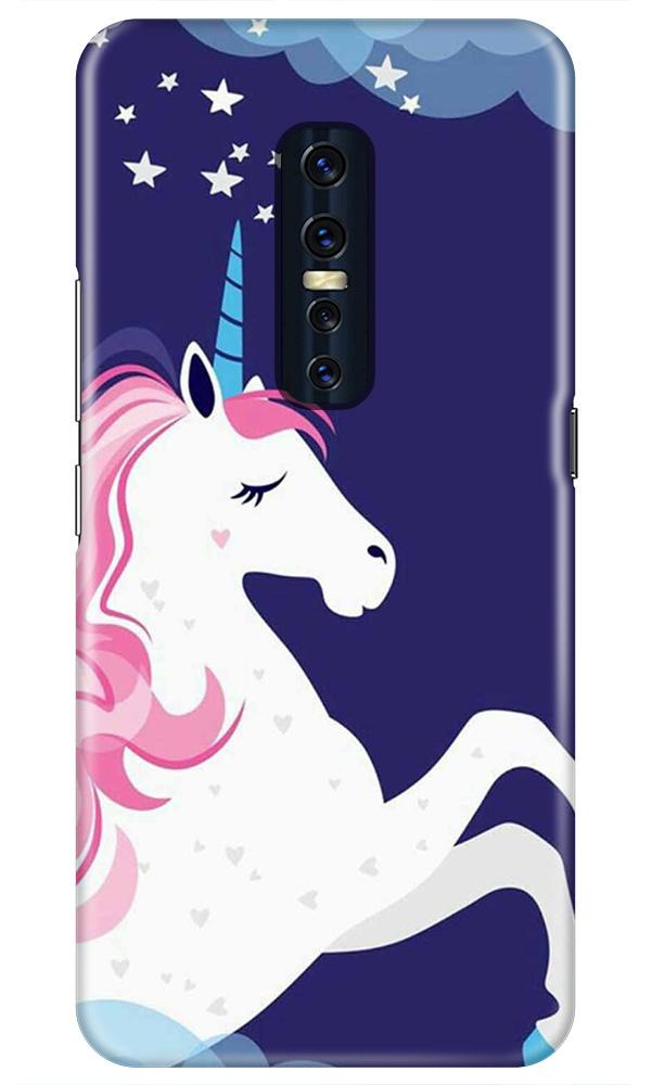 Unicorn Mobile Back Case for Vivo V17 Pro   (Design - 365)