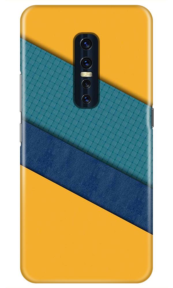 Diagonal Pattern Mobile Back Case for Vivo V17 Pro   (Design - 370)