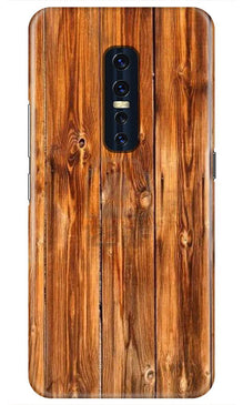 Wooden Texture Mobile Back Case for Vivo V17 Pro   (Design - 376)
