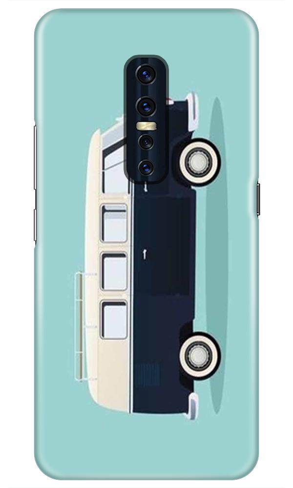 Travel Bus Mobile Back Case for Vivo V17 Pro   (Design - 379)