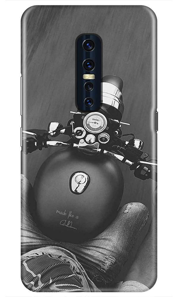 Royal Enfield Mobile Back Case for Vivo V17 Pro   (Design - 382)