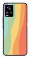 Muted Rainbow Metal Mobile Case for Vivo V20   (Design No -02)