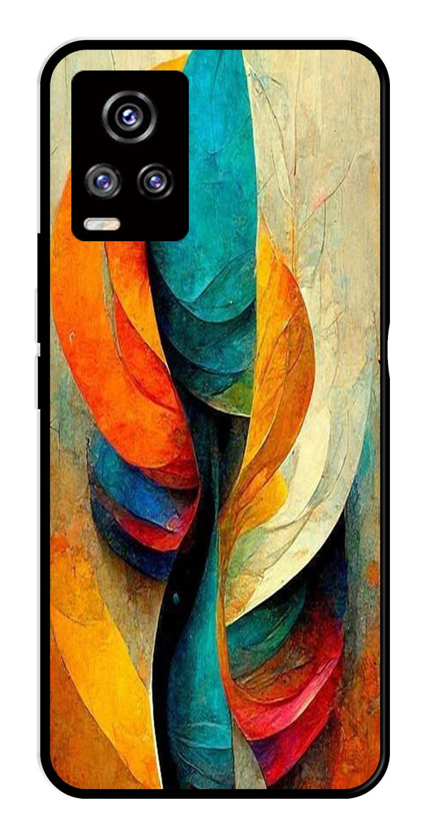 Modern Art Metal Mobile Case for Vivo V20   (Design No -11)