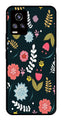 Floral Pattern2 Metal Mobile Case for Vivo V20   (Design No -12)
