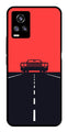 Car Lover Metal Mobile Case for Vivo V20   (Design No -21)