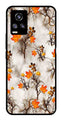 Autumn leaves Metal Mobile Case for Vivo V20   (Design No -55)