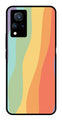 Muted Rainbow Metal Mobile Case for Vivo V21   (Design No -02)