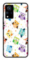 Owls Pattern Metal Mobile Case for Vivo V21   (Design No -20)
