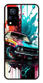 Vintage Car Metal Mobile Case for Vivo V21   (Design No -29)