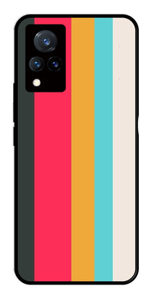 Muted Rainbow Metal Mobile Case for Vivo V21